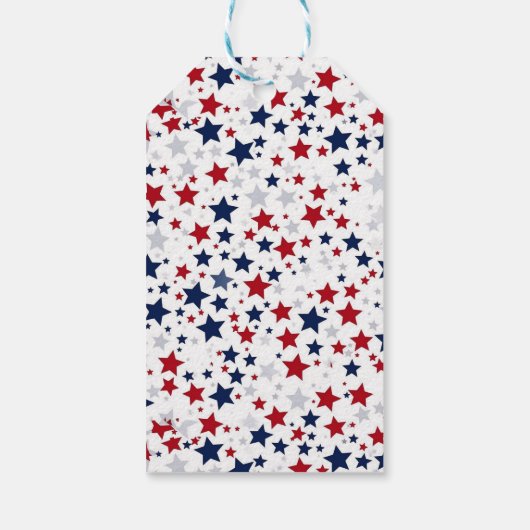 4 juli 1776 Onafhankelijkheidsdag Cadeaulabel (Achterkant)