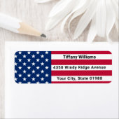 4 juli 1776 Onafhankelijkheidsdag Etiket (Insitu)