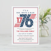 4 juli 1776 Onafhankelijkheidsdag Kaart (Staand voorkant)