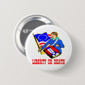 4 juli, 1776 Onafhankelijkheidsdag of dag van over Ronde Button 5,7 Cm (Voorkant /achterkant)