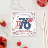 4 juli 1776 Onafhankelijkheidsdag Servet (Insitu)