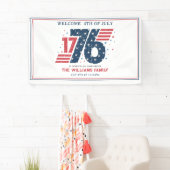 4 juli 1776 Onafhankelijkheidsdag Spandoek (Insitu)