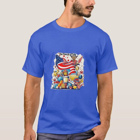 4 juli 1776. t-shirt (Voorkant)