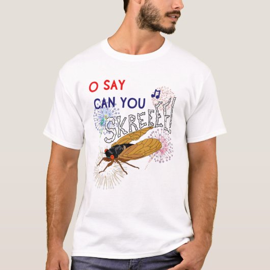 4 juli 17 jaar Cicadas Funny Meme citeert Firew T-shirt (Voorkant)