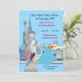 4 juli 1994 Uitnodiging Jongen Party (Staand voorkant)