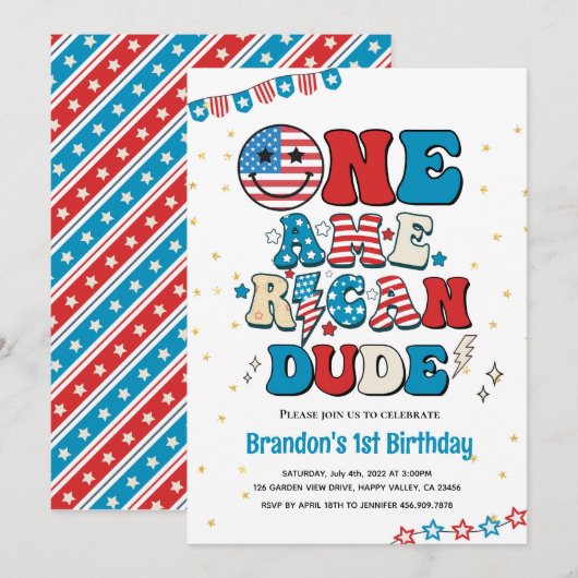 4 juli 1998 Een Amerikaanse jongen van 1 september Kaart (Voorkant / Achterkant)