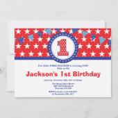 4 juli 1e eerste uitnodiging van de Eerste Dag (Voorkant)