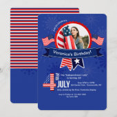 4 juli 2004 Foto-uitnodiging Kaart (Voorkant / Achterkant)