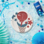 4 juli 2012 Ice Cream Stars Papieren Bordje (Feest)