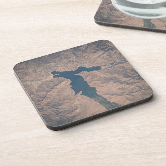 4 juli 2019 - Isabella-meer in Californië. Bier Onderzetter (Linkerzijde)