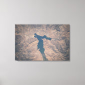 4 juli 2019 - Isabella-meer in Californië. Canvas Afdruk (Voorkant)