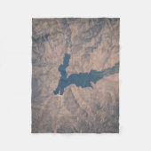 4 juli 2019 - Isabella-meer in Californië. Fleece Deken (Voorkant)