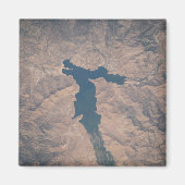 4 juli 2019 - Isabella-meer in Californië. Magneet (Voorkant)