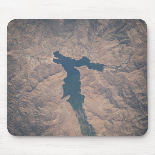 4 juli 2019 - Isabella-meer in Californië. Muismat (Voorkant)