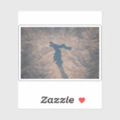 4 juli 2019 - Isabella-meer in Californië. Sticker (Vel)