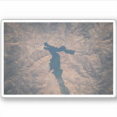 4 juli 2019 - Isabella-meer in Californië. Sticker (Voorkant)