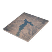 4 juli 2019 - Isabella-meer in Californië. Tegeltje (Zijkant)