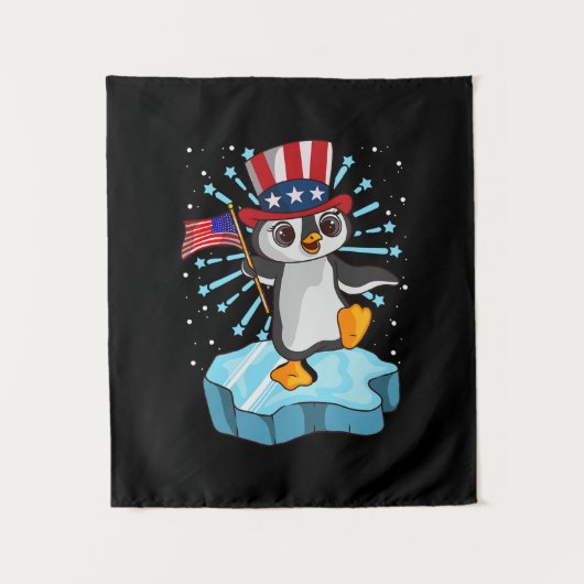 4 juli 2021 Penguin Wandkleed (Voorkant)