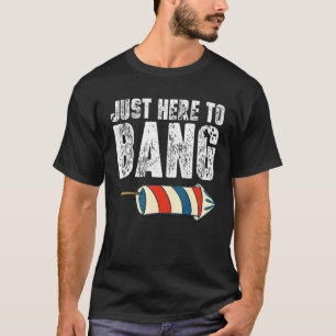 4 juli 2022 Alleen Hier Om Te Knallen T-shirt