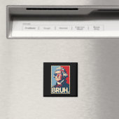 4 juli 2025 George Washington Bruh. Meme Patr Magneet (Insitu (Vaatwasser))