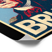 4 juli 2025 George Washington Bruh. Meme Patr Poster (Hoek)