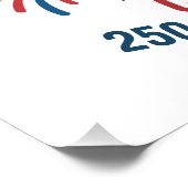 4 juli 2026 - 250 jaar vieren perfect poster (Hoek)