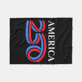 4 juli 250 jaar 2026  fleece deken (Voorkant (Horizontaal))
