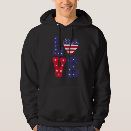 4 juli 2 hoodie (Voorkant)