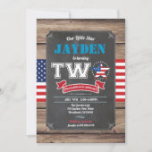 4 juli 2 jarig jongetje krijgt twee kind kaart (Voorkant)