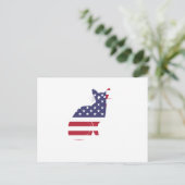 4 juli, 4 juli: Onafhankelijkheidsdag van de kat Briefkaart (Staand voorkant)