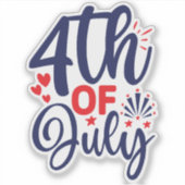 4 juli-68826 sticker (Voorkant)