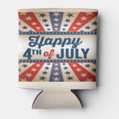 4 juli Aangepaste naam op onderkant Blikjeskoeler (Voorkant)