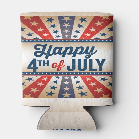 4 juli Aangepaste naam op onderkant Blikjeskoeler (Achterkant)