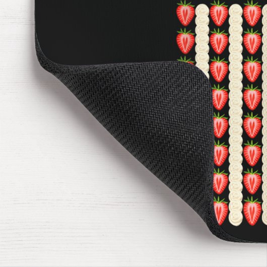 4 juli Aardbei Jello USA Flag Cake Mannen Wom Muismat (Hoek)