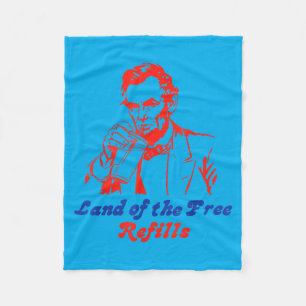 4 juli Abe Lincoln Land Of The Refills Grappig Fleece Deken