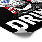 4 juli Abraham Drink Merica Abe Lincoln Be Poster (Hoek)