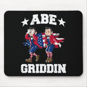 4 juli Abraham Lincoln Griddy Abe Griddin Muismat