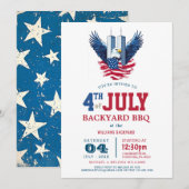 4 juli Achtertuin BBQ I Two Towers Theme Kaart (Voorkant / Achterkant)