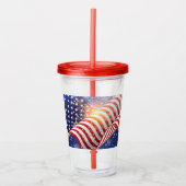 4 juli Acryl Tumbler Acryl Drinkbeker (Voorkant)