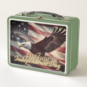 4 juli Adelaar met Amerikaanse vlag