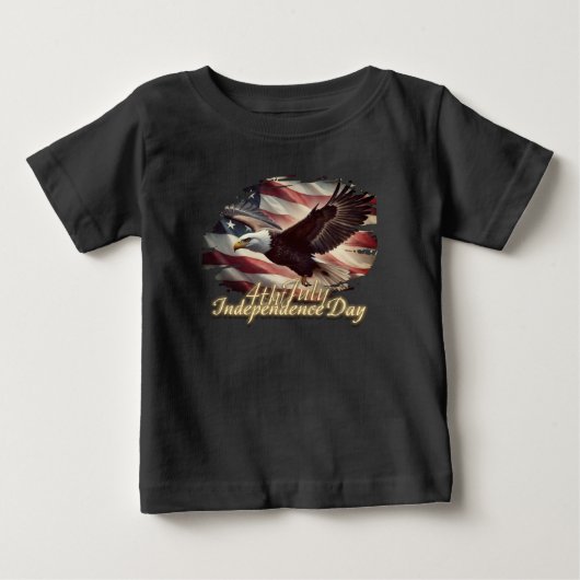 4 juli adelaar met Amerikaanse vlag (Voorkant)