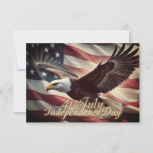 4 juli Adelaar met Amerikaanse vlag
