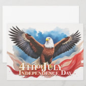 4 juli adelaar – Patriotisch kunstontwerp (Voorkant / Achterkant)