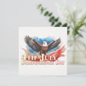 4 juli-adelaar – Patriottisch kunstontwerp (Staand voorkant)