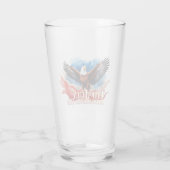 4 juli-adelaar – Patriottisch kunstontwerp Glas (Achterkant)