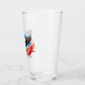 4 juli-adelaar – Patriottisch kunstontwerp Glas (Links)