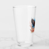 4 juli-adelaar – Patriottisch kunstontwerp Glas (Rechts)