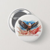 4 juli-adelaar – Patriottisch kunstontwerp Ronde Button 5,7 Cm (Voorkant /achterkant)