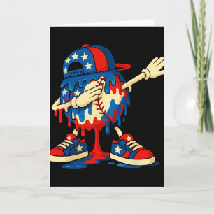 4 juli adelaar Usa Drip Amerikaanse mannen jongens Kaart