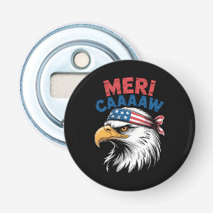 4 juli Adelaar Vrijheid Patriottisch Button Flesopener